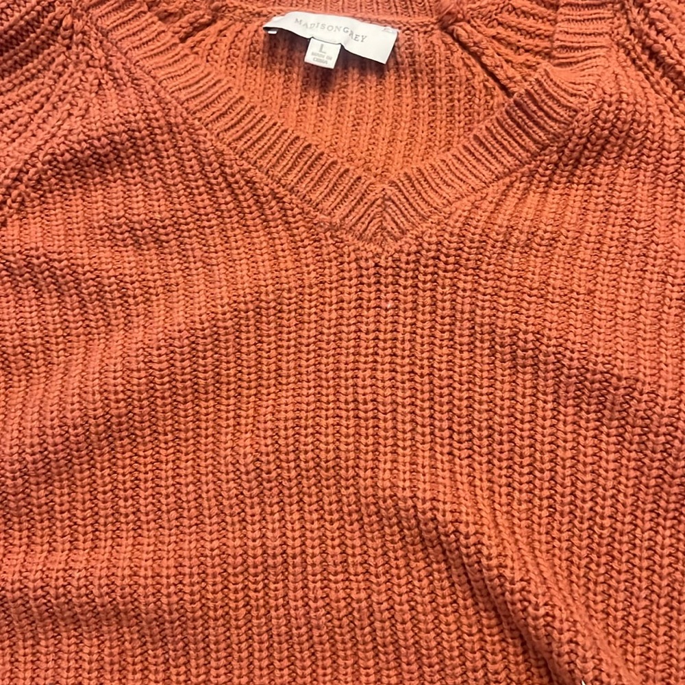 Pink knit sweater